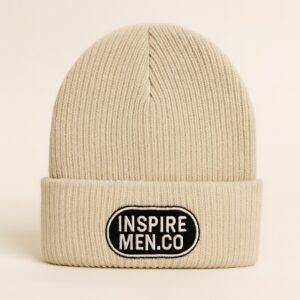 INSPIRE MEN BEANIE - CREAM WHITE