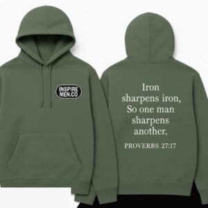 INSPIRE MEN HOODIE – MILITARY GREEN